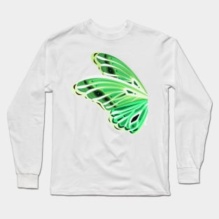 Green Butterfly Long Sleeve T-Shirt